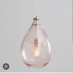 Pottery barn oversized waterdrop pendant light